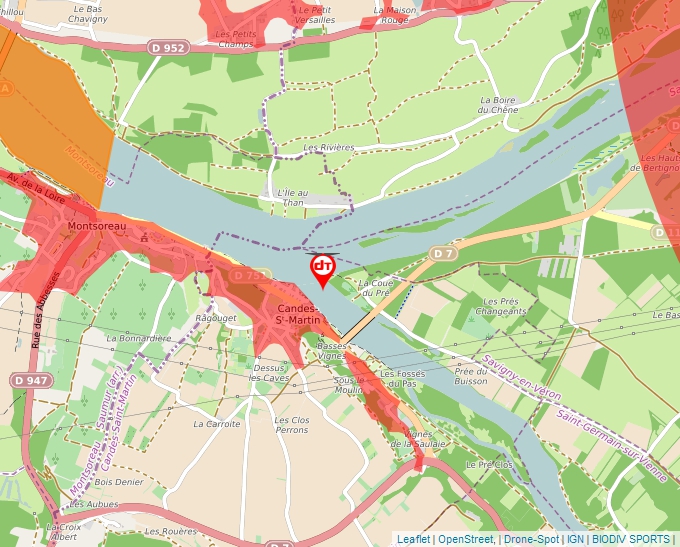 Carte Géoportail pour les drones de loisir