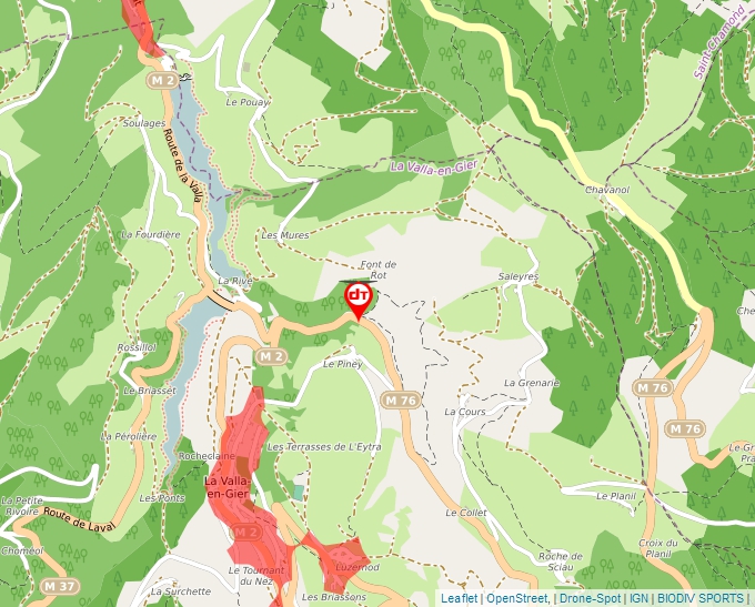 Carte Géoportail pour les drones de loisir