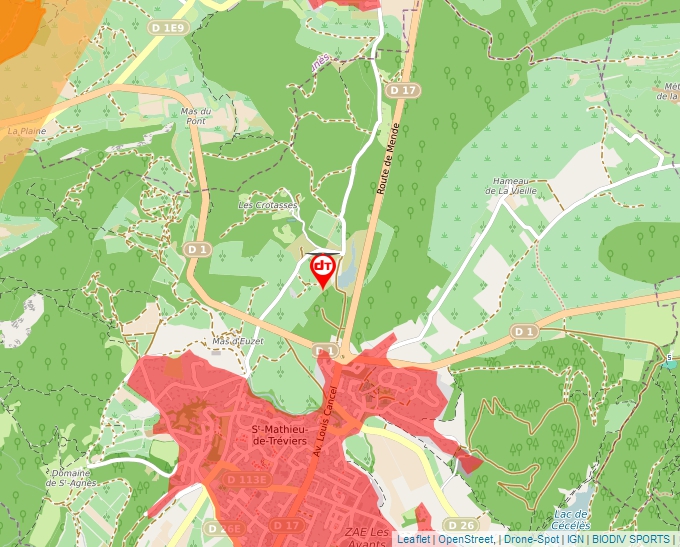 Carte Géoportail pour les drones de loisir