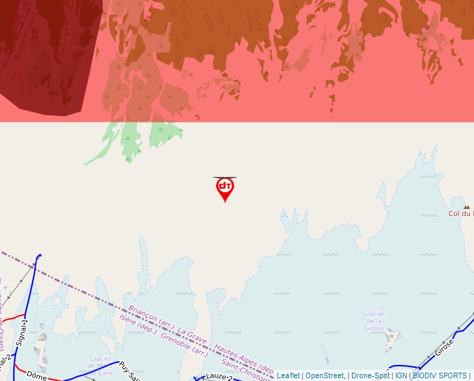 Carte Géoportail pour les drones de loisir