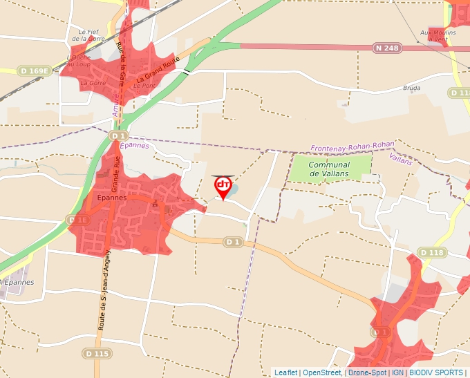 Carte Géoportail pour les drones de loisir