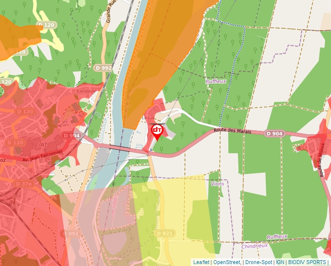 Carte Géoportail pour les drones de loisir