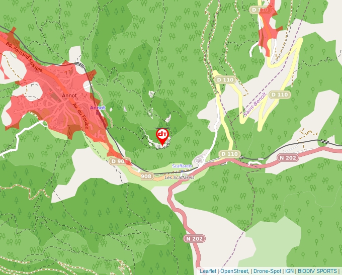 Carte Géoportail pour les drones de loisir