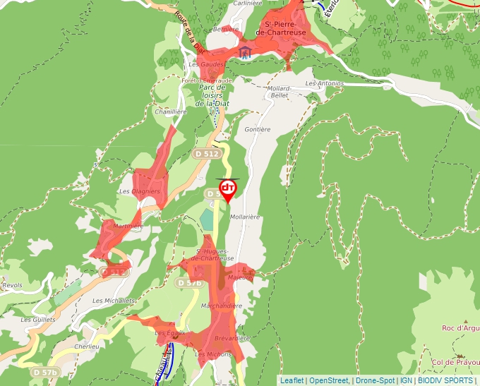 Carte Géoportail pour les drones de loisir