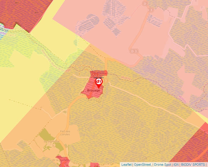 Carte Géoportail pour les drones de loisir