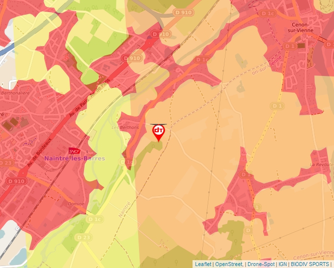 Carte Géoportail pour les drones de loisir