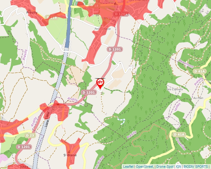 Carte Géoportail pour les drones de loisir