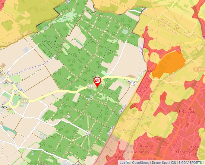 Carte Géoportail pour les drones de loisir