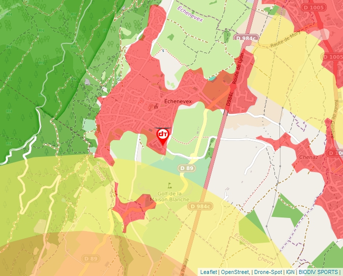 Carte Géoportail pour les drones de loisir