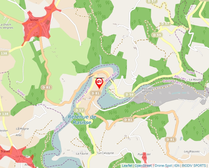 Carte Géoportail pour les drones de loisir