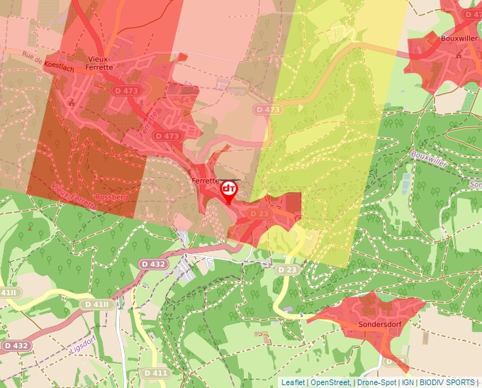 Carte Géoportail pour les drones de loisir