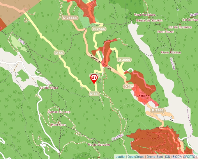 Carte Géoportail pour les drones de loisir
