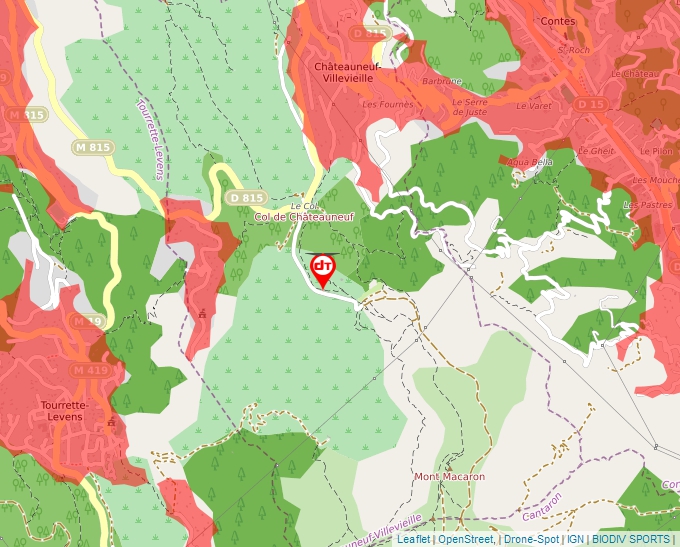 Carte Géoportail pour les drones de loisir