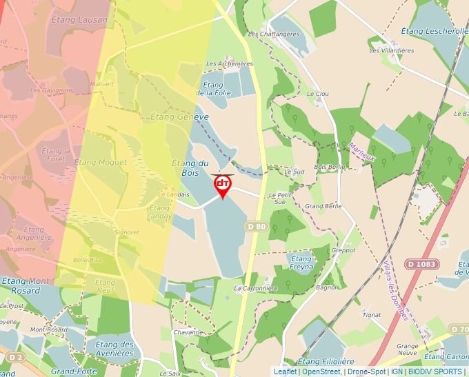 Carte Géoportail pour les drones de loisir