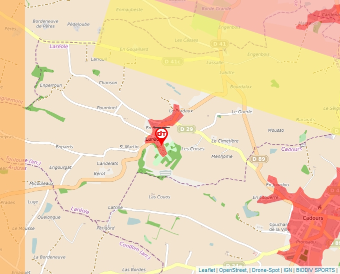 Carte Géoportail pour les drones de loisir