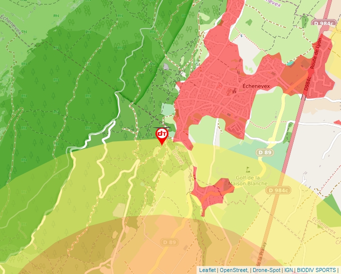 Carte Géoportail pour les drones de loisir