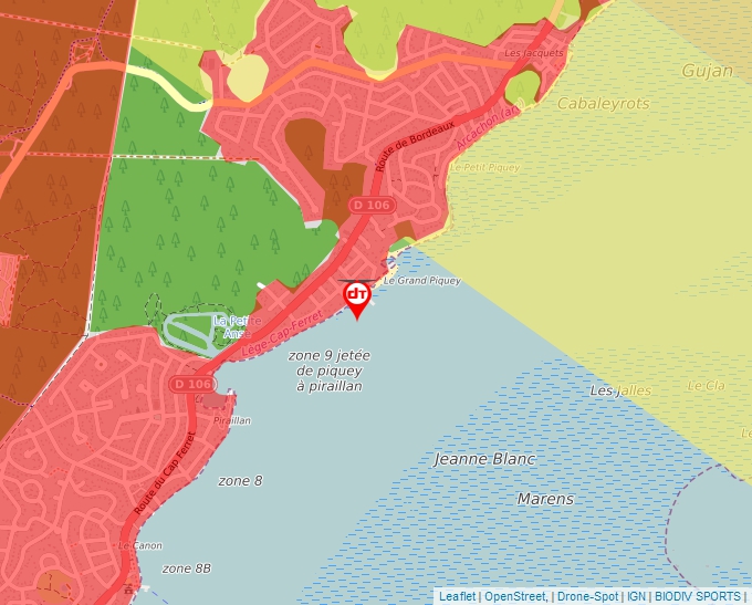 Carte Géoportail pour les drones de loisir