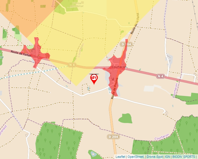 Carte Géoportail pour les drones de loisir