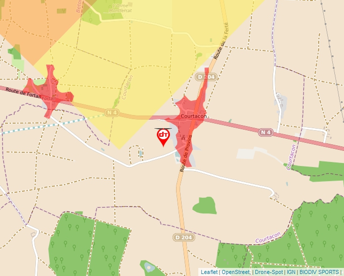 Carte Géoportail pour les drones de loisir