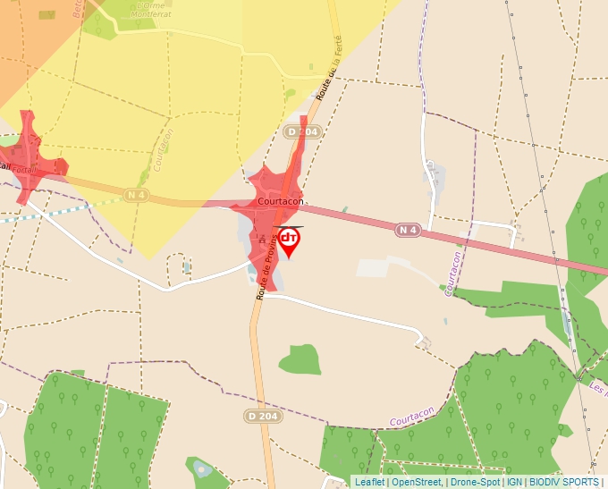 Carte Géoportail pour les drones de loisir