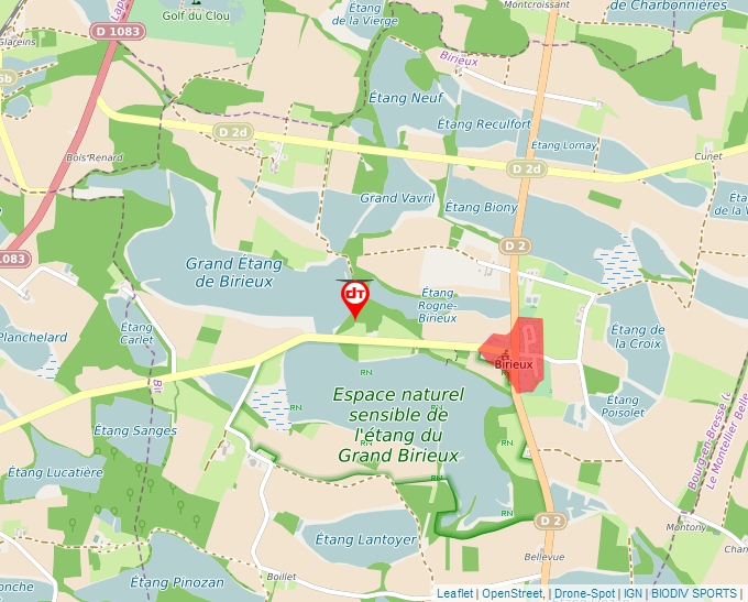 Carte Géoportail pour les drones de loisir