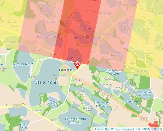 Carte Géoportail pour les drones de loisir