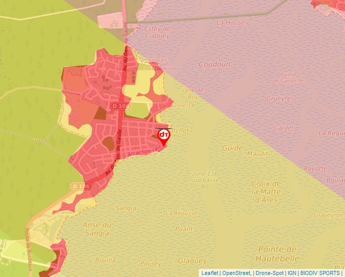 Carte Géoportail pour les drones de loisir