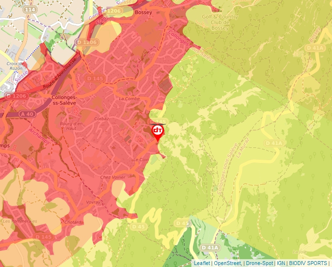 Carte Géoportail pour les drones de loisir