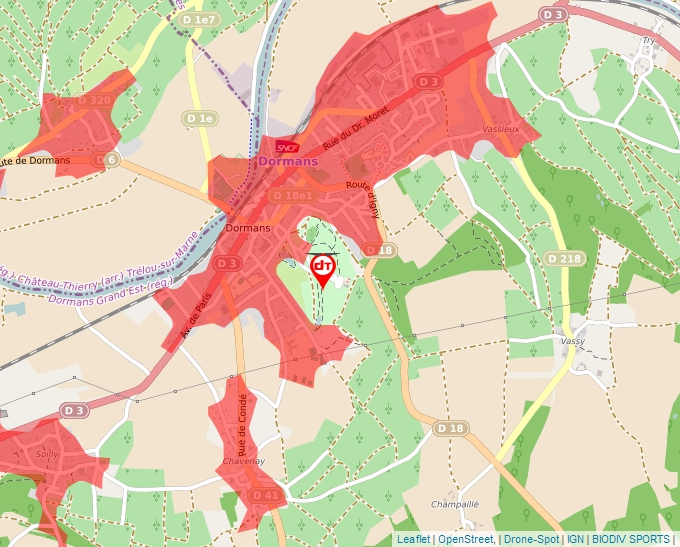 Carte Géoportail pour les drones de loisir