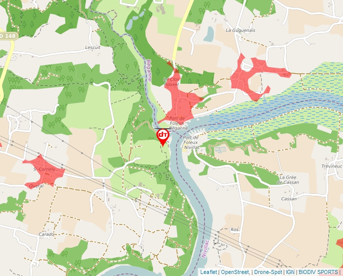 Carte Géoportail pour les drones de loisir