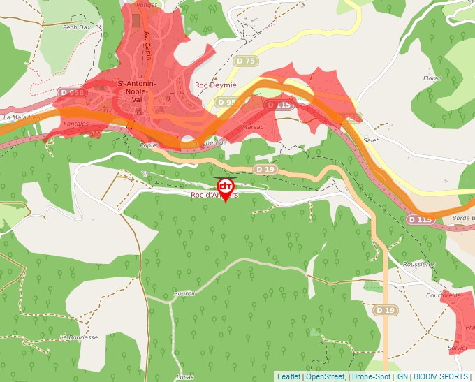 Carte Géoportail pour les drones de loisir