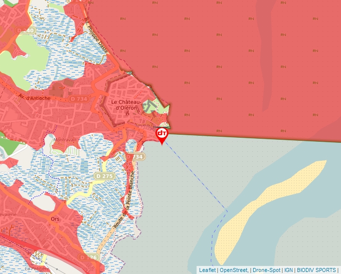 Carte Géoportail pour les drones de loisir