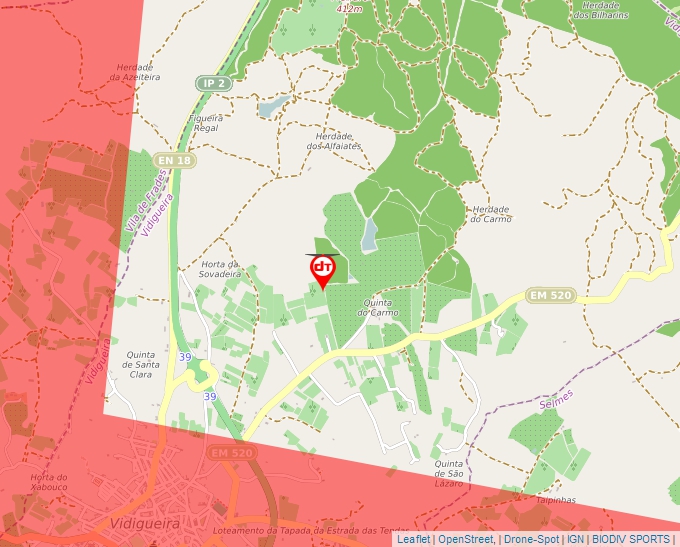 Carte Géoportail pour les drones de loisir