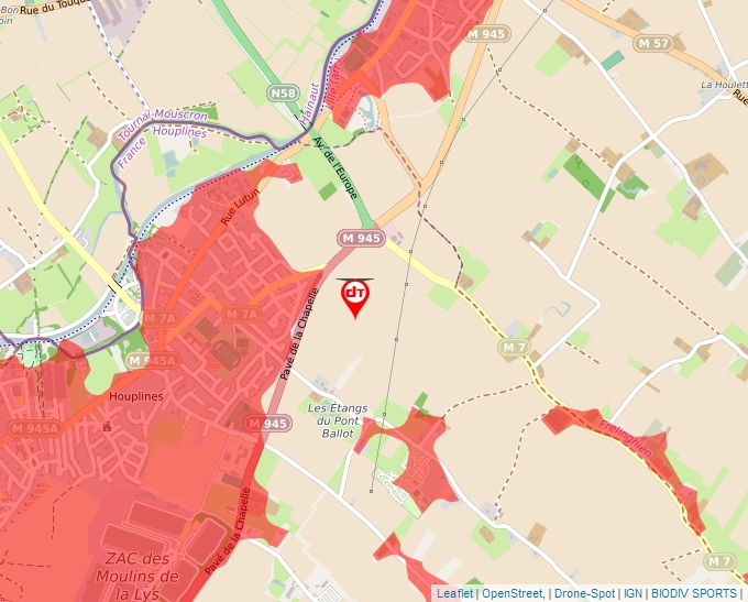 Carte Géoportail pour les drones de loisir