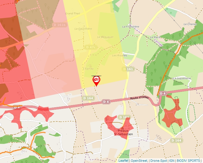 Carte Géoportail pour les drones de loisir