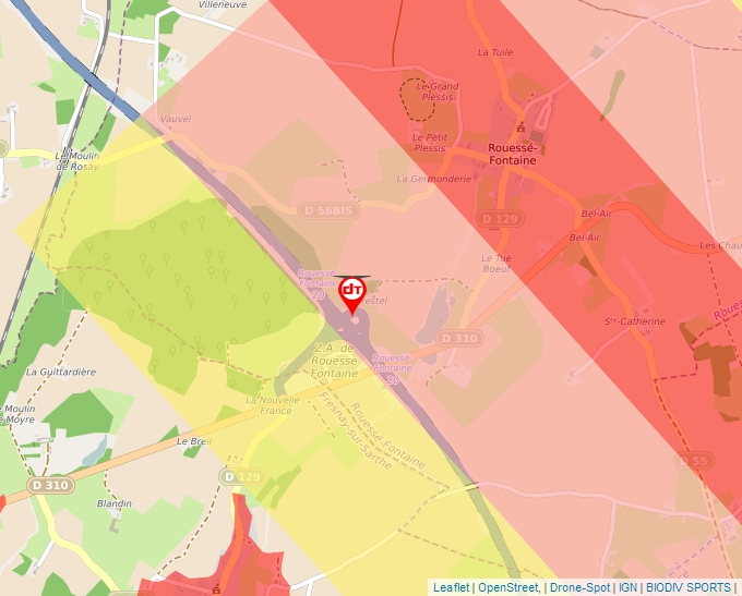 Carte Géoportail pour les drones de loisir