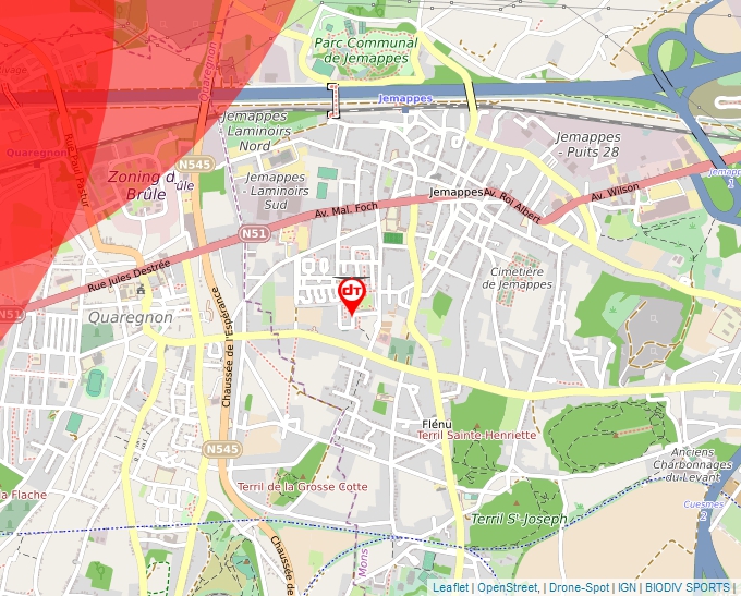 Carte Géoportail pour les drones de loisir