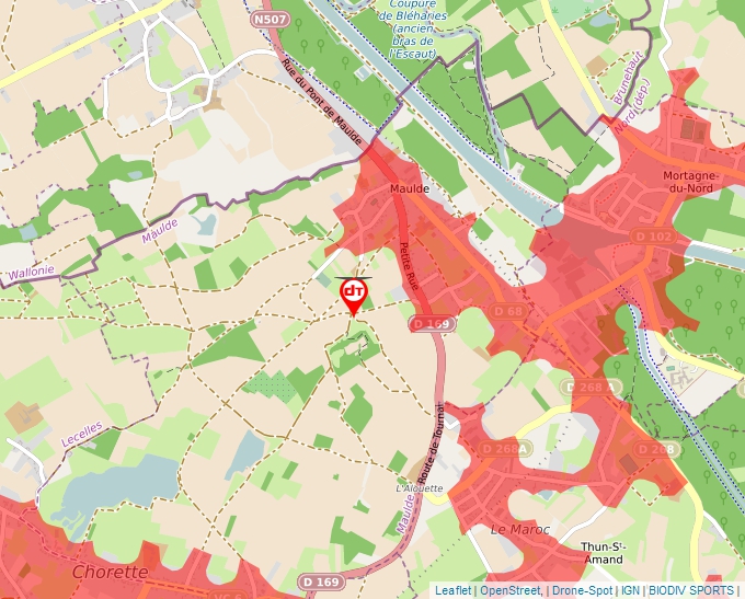 Carte Géoportail pour les drones de loisir