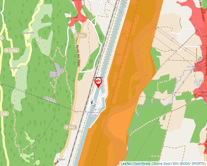 Carte Géoportail pour les drones de loisir