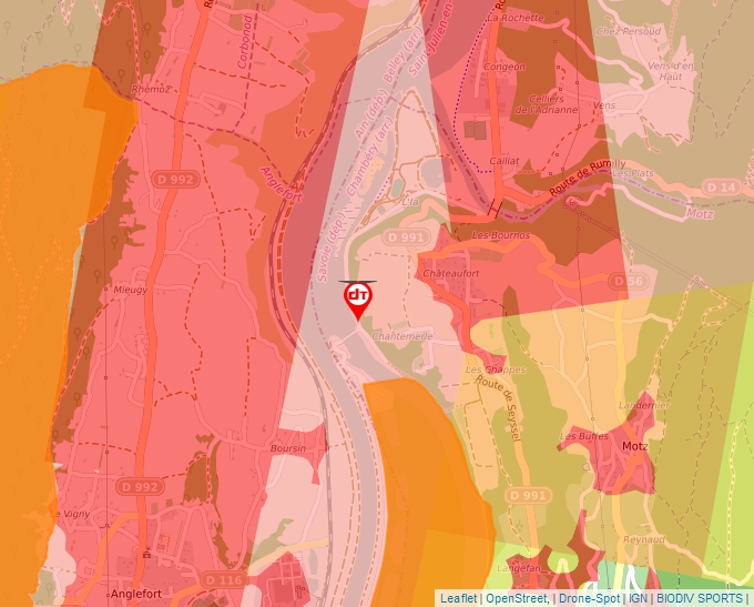 Carte Géoportail pour les drones de loisir