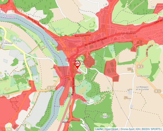 Carte Géoportail pour les drones de loisir