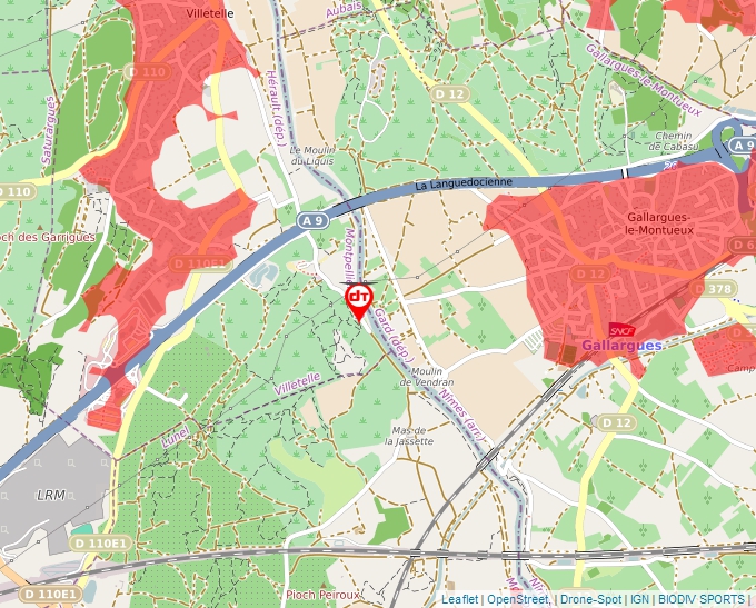 Carte Géoportail pour les drones de loisir