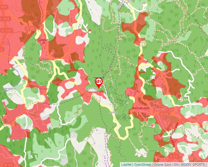Carte Géoportail pour les drones de loisir