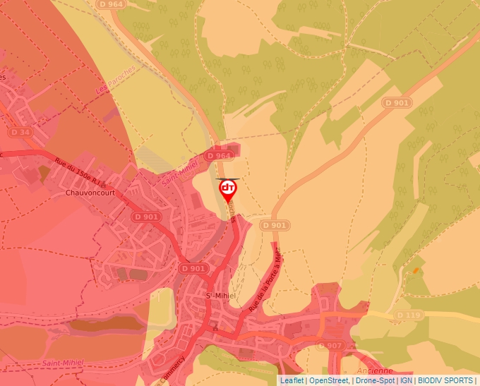 Carte Géoportail pour les drones de loisir