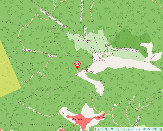 Carte Géoportail pour les drones de loisir