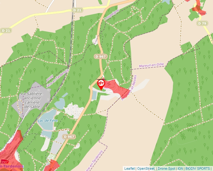 Carte Géoportail pour les drones de loisir