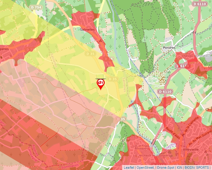 Carte Géoportail pour les drones de loisir
