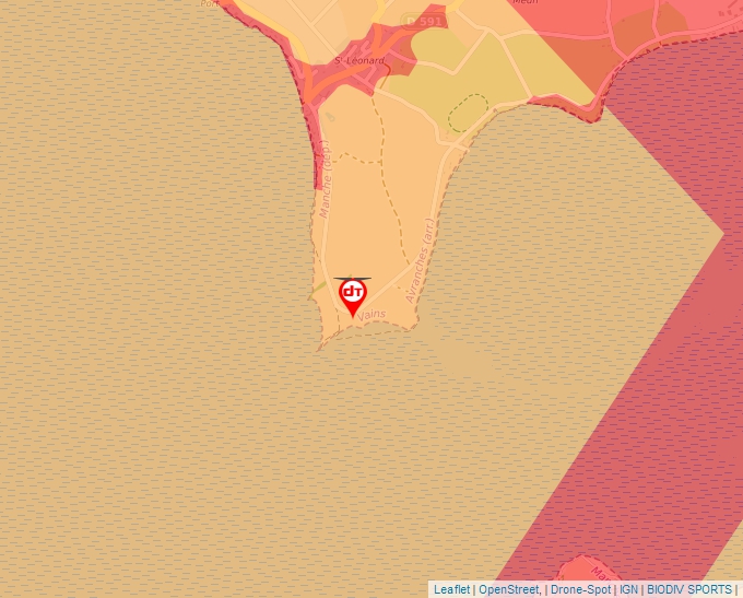 Carte Géoportail pour les drones de loisir