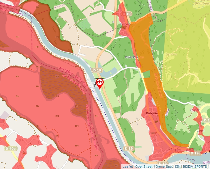 Carte Géoportail pour les drones de loisir