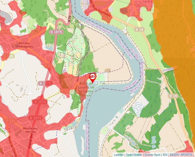 Carte Géoportail pour les drones de loisir